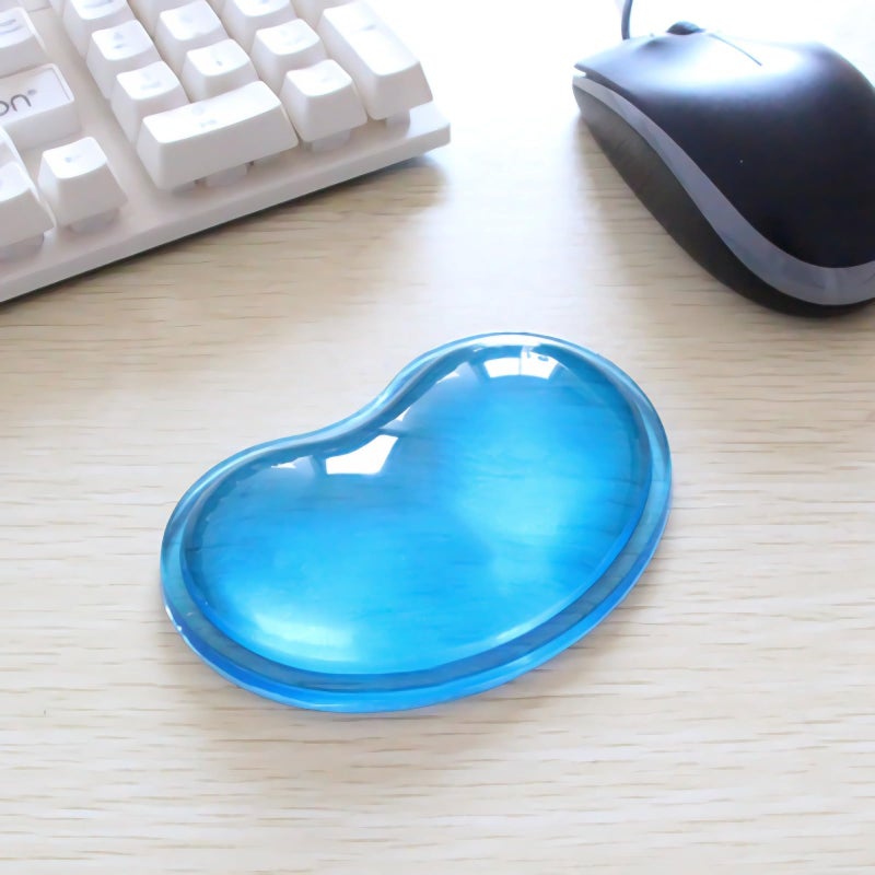 LetGoShop Ergonomic Gel Wrist Rest for Mouse, Computer Mouse Wrist Support for Arm Pain Relief, Heart-Shaped Cute Hand Wrist Cushion for Home and Office Working Gaming Anti-Fatigu - Image 3